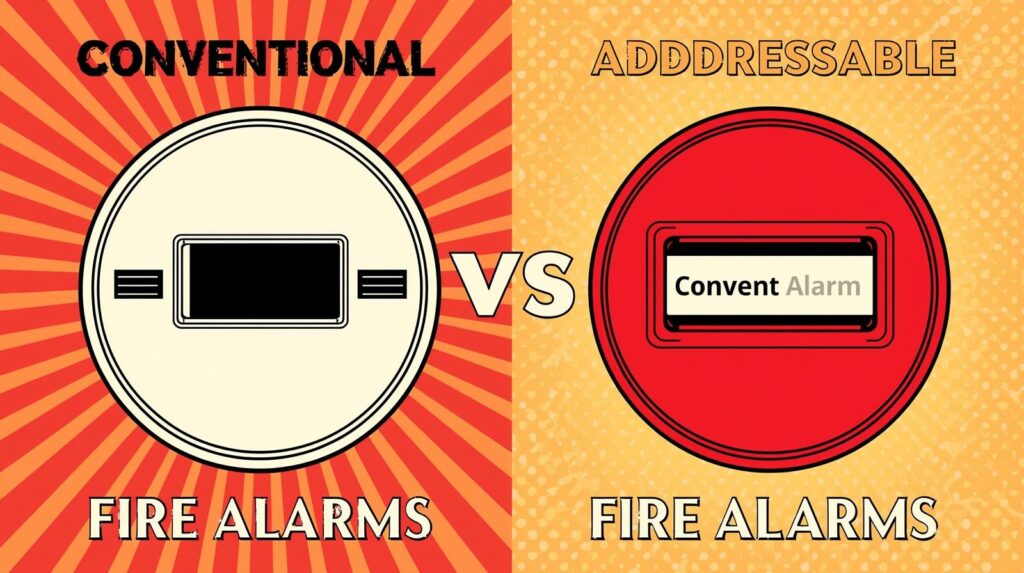 Tìm hiểu so sánh báo cháy thường và báo cháy địa chỉ với thông tin đầy đủ, dễ hiểu và áp dụng đúng chuẩn PCCC.