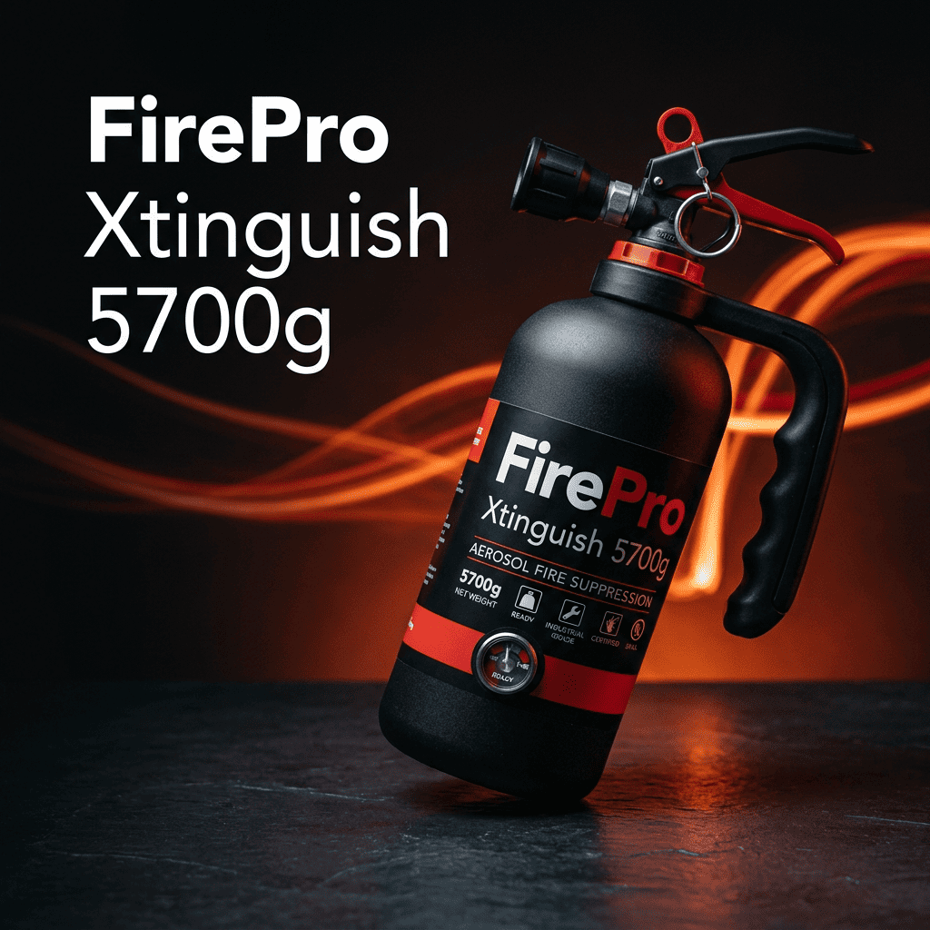 Bình chữa cháy FirePro Xtinguish 5700g sử dụng công nghệ aerosol condensed hiện đại, dập lửa nhanh chỉ trong vài giây, thân thiện môi trường, an toàn cho thiết bị điện tử. Phù hợp cho data center, tủ điện, kho lạnh, hàng hải. Thông số kỹ thuật, ưu điểm vượt trội và báo giá từ Hochiki Vietnam.