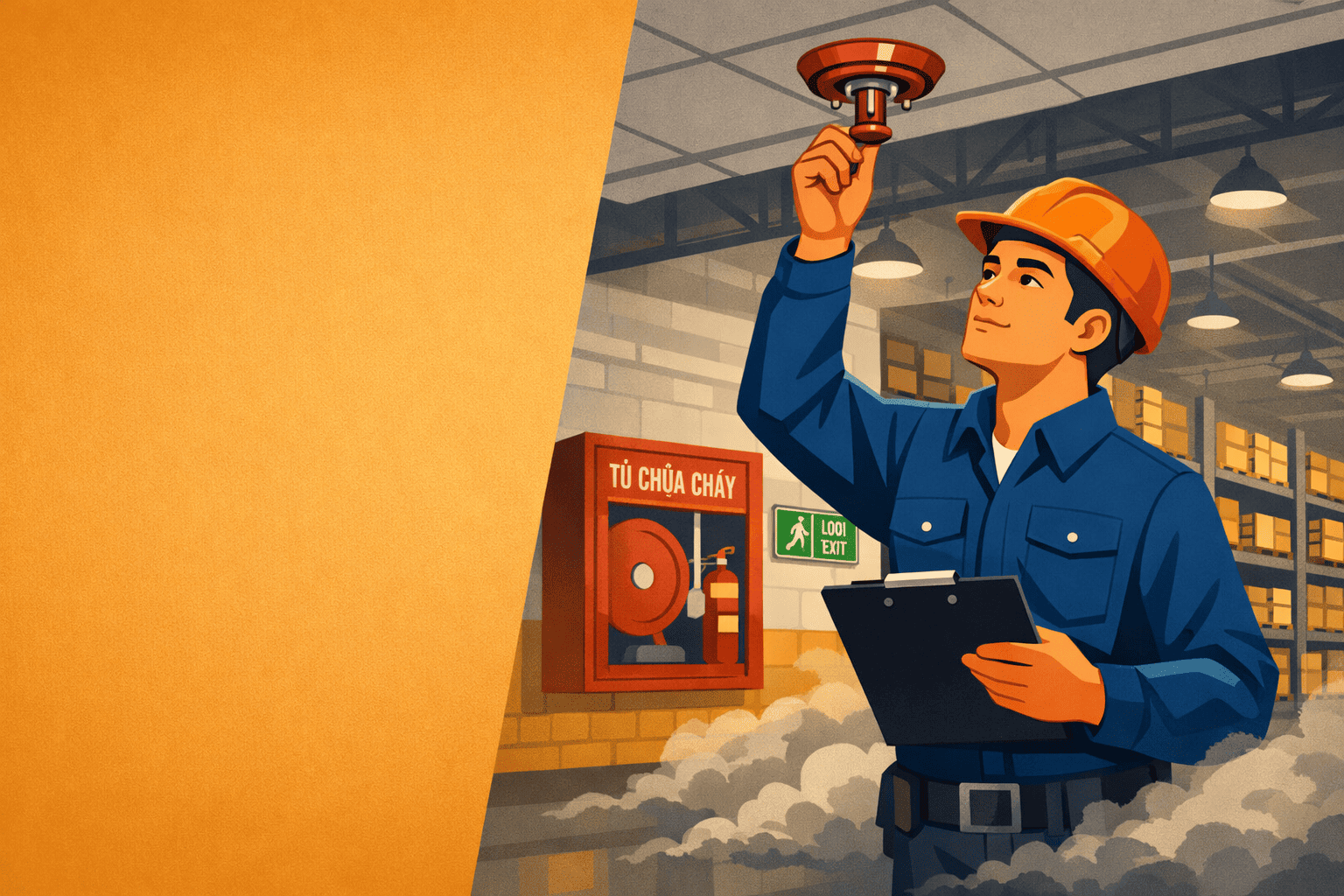 Danh sách thiết bị PCCC bắt buộc cho nhà xưởng, giải pháp hệ thống theo tiêu chuẩn TCVN, lỗi thường gặp, mức phạt vi phạm và FAQ đầy đủ. Cập nhật 2024.